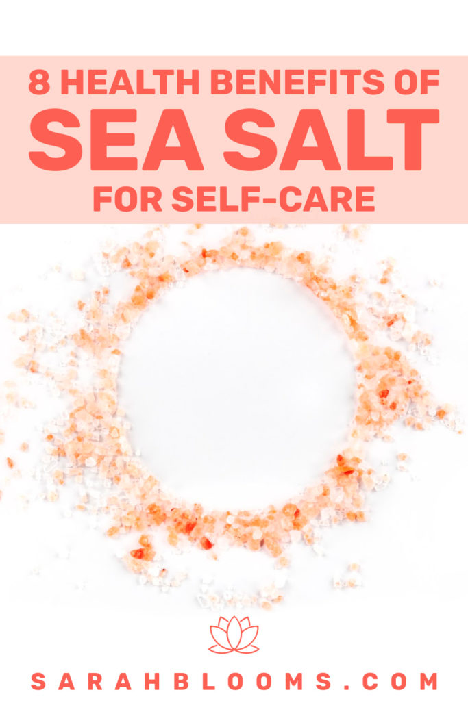 Learn all about the external benefits of Sea Salt and how to use sea salt as a natural treatment for various external ailments! #seasalt #healthbenefitsofseasalt #healthtips #naturalhealth #naturalhealthtips #sarahblooms