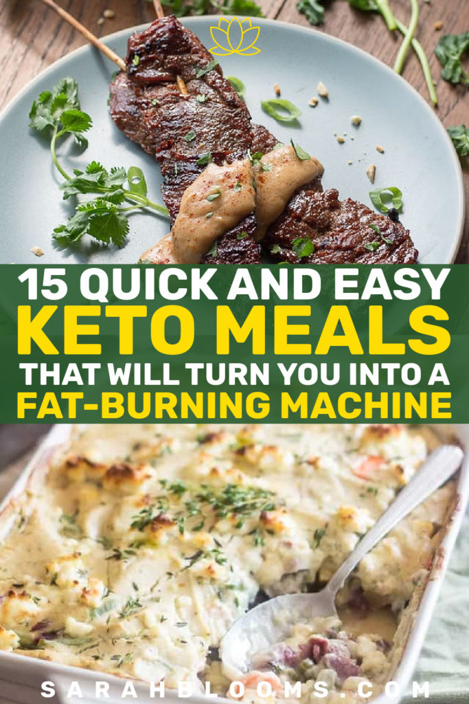 Make Keto dinners the whole family will enjoy with these 15 Best Keto Meals that will turn you into a fat-burning machine!