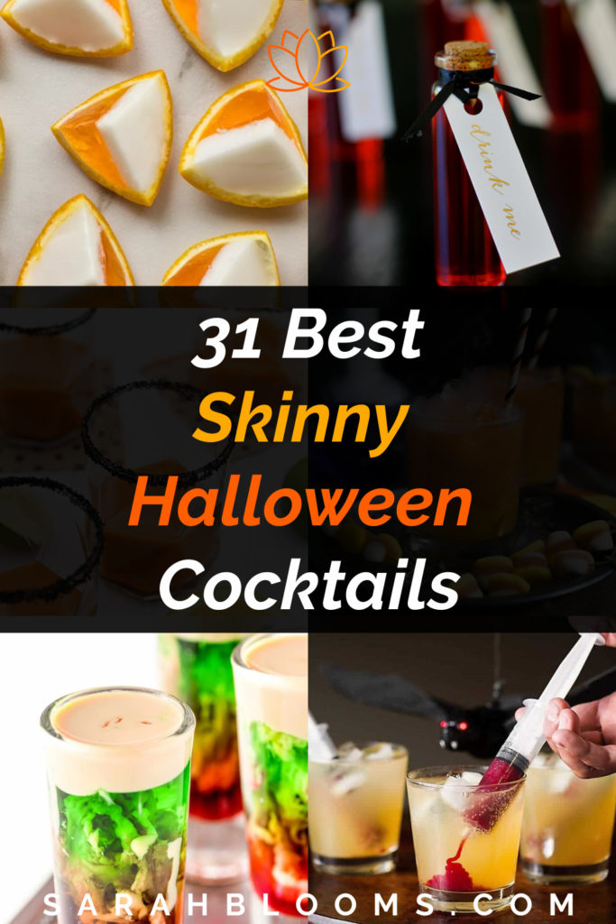 Get your party on with these 31 Best Low Calorie Halloween Cocktails you won't believe are diet-friendly!