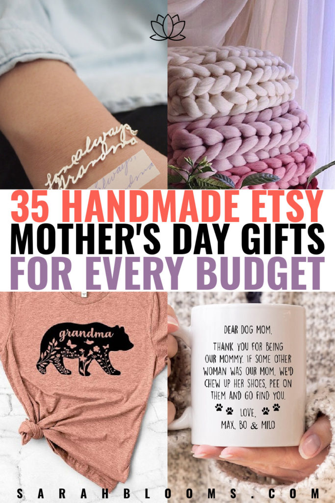 Get Mom a gift she will love without breaking the bank with these 35 Handmade Mother's Day Gifts she will cherish forever.