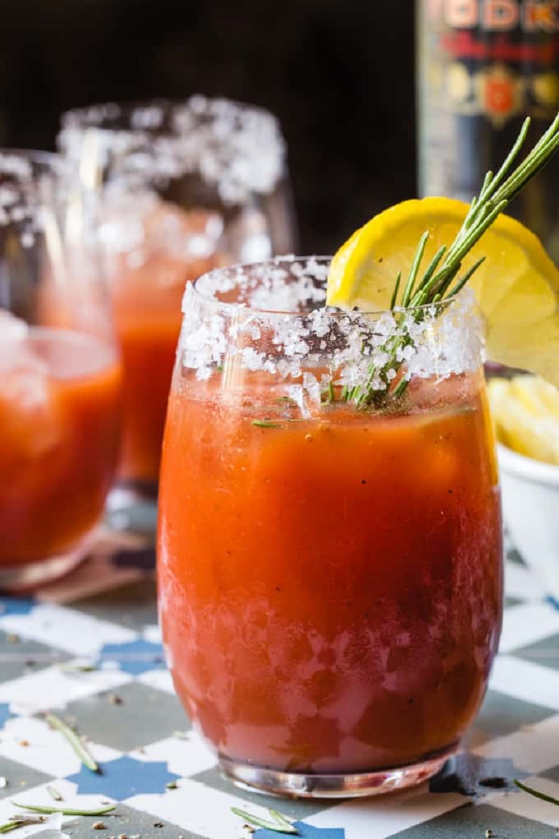 Bloody Rosemary 31 Best Skinny Halloween Cocktails Under 200 Calories