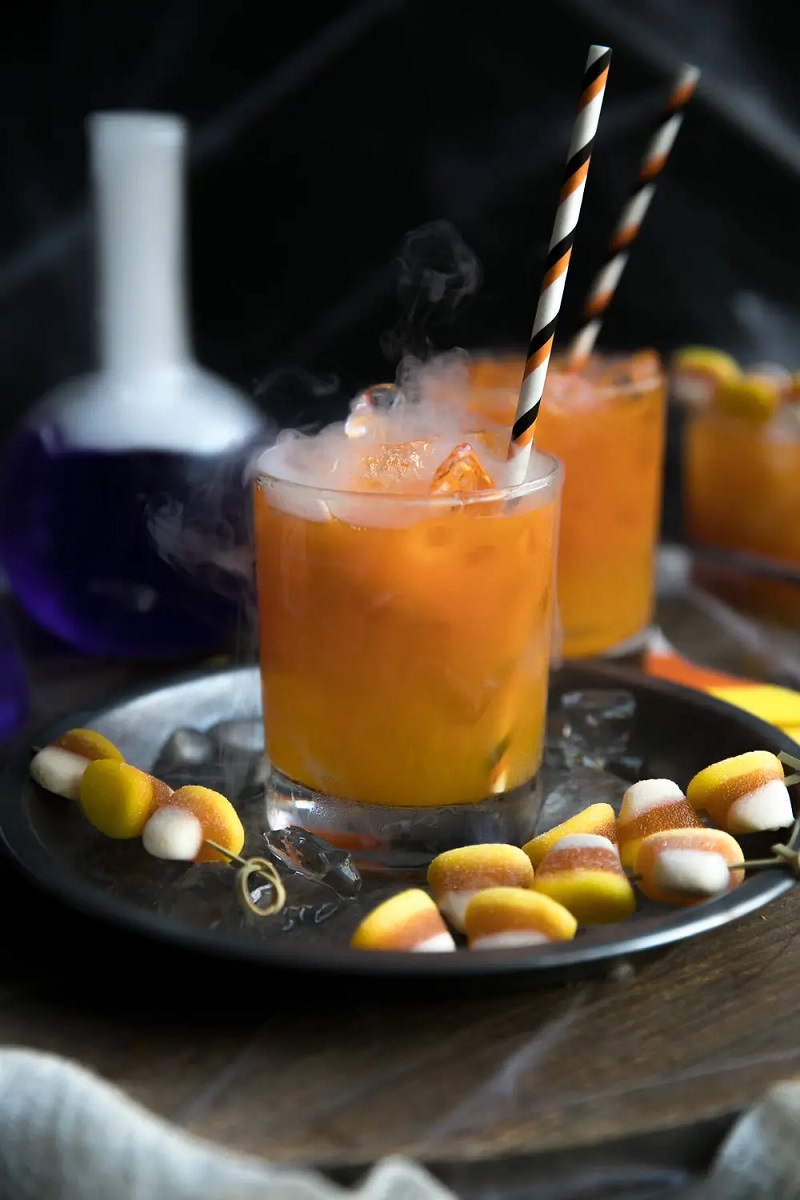 Candy Corn Cocktail Best Skinny Halloween Cocktails Under 200 Calories