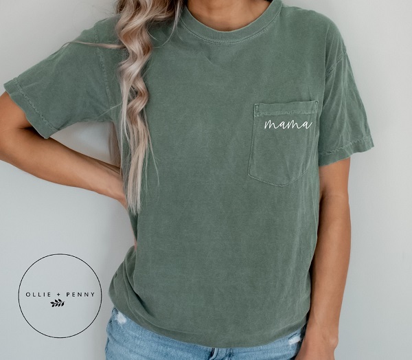 Mama Comfort Colors Shirt Best Handmade Mother's Day Gifts on Etsy