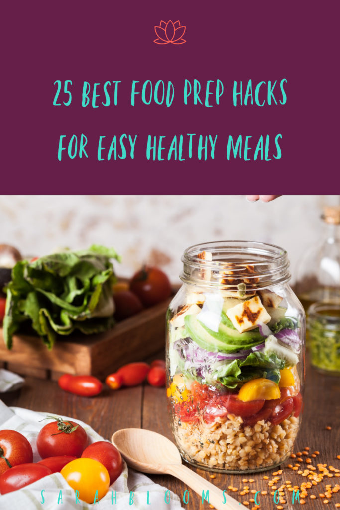 Use these Easy Food Prep Hacks to streamline your cooking and meal prep in the half the time!
