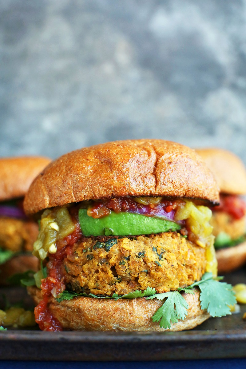 Mexican Green Chili Veggie Burger 40 Best Veggie Burger Recipes Even Meat Eaters Will Love