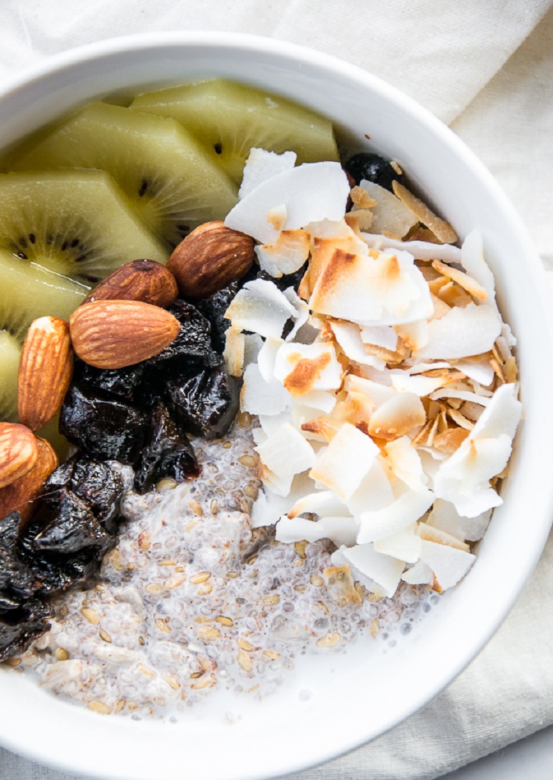 Chia and Flax Seed Bowl Best Plant-Based Breakfast Bowls