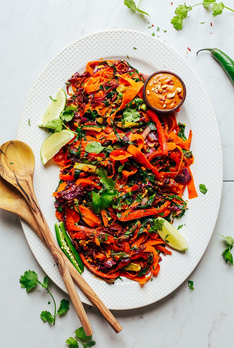 Noodle-Free Pad Thai [gluten-free] 50 Best Healthy 30-Minute Plant-Based Dinners