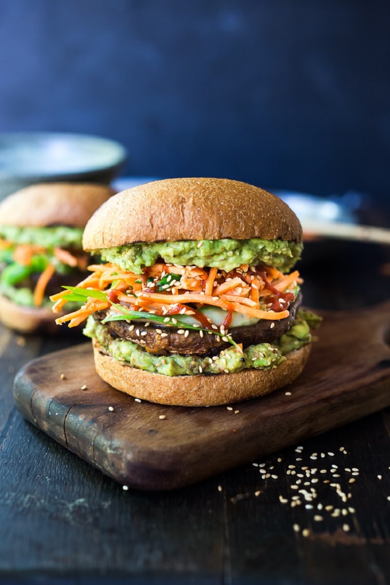 Spicy Miso Portobello Mushroom Burger Easy and Delicious Vegan Burger Recipes You Need to Try