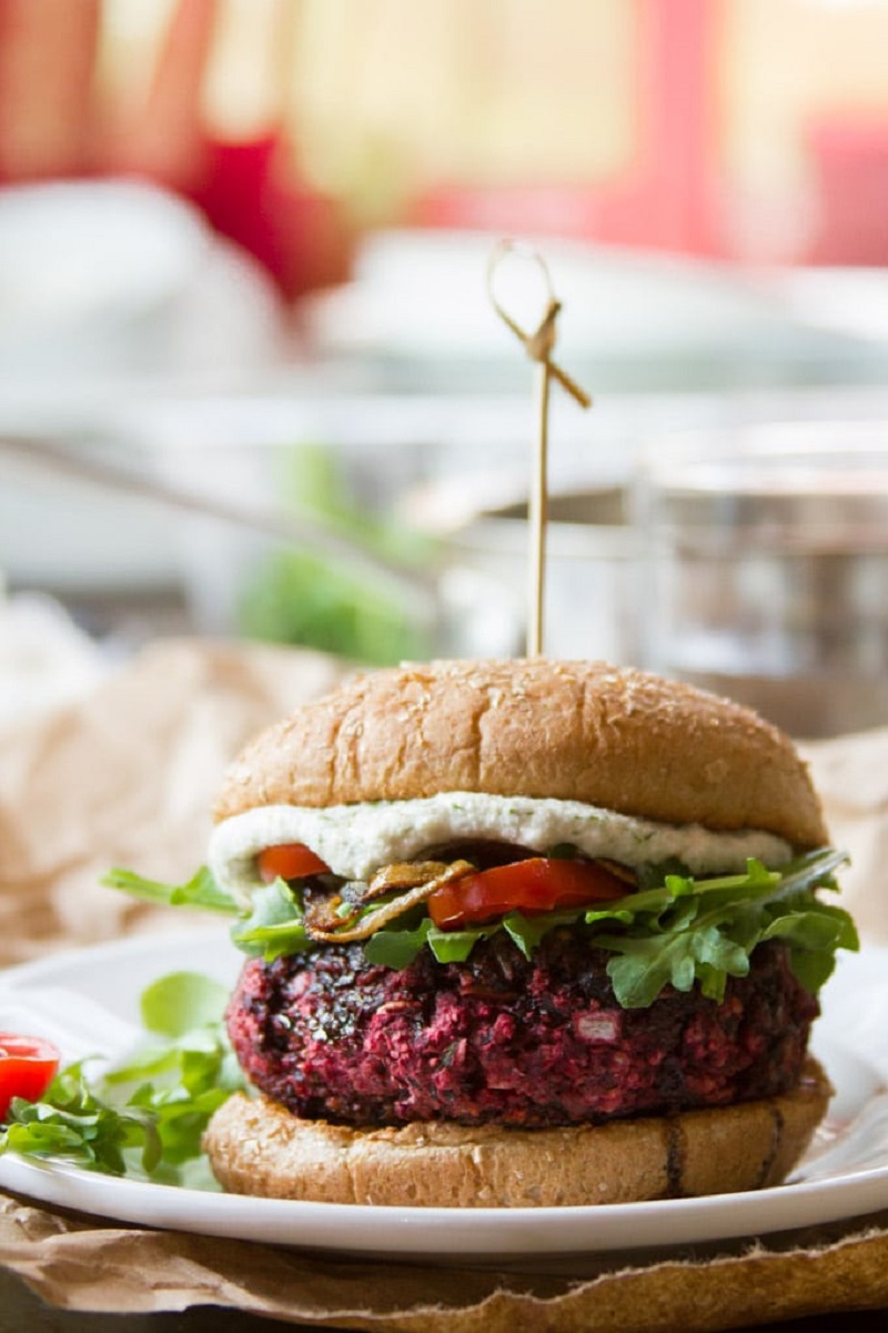Balsamic Beet Burger 40 Best Veggie Burger Recipes Even Meat Eaters Will Love
