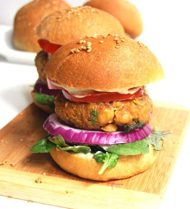 Chana Masala Burger 40 Best Veggie Burger Recipes Even Meat Eaters Will Love