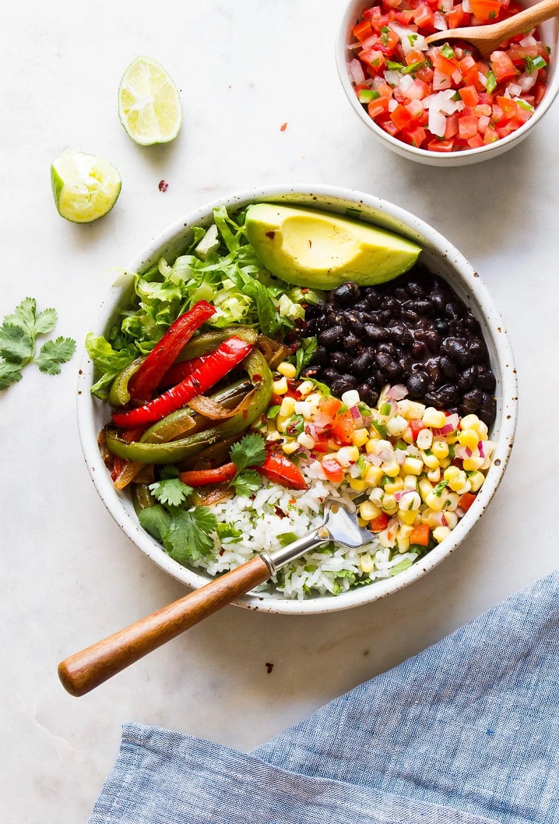 Chipotle-Inspired Burrito Bowl Best Vegan Bowls for Quick, Easy, and Filling Meals