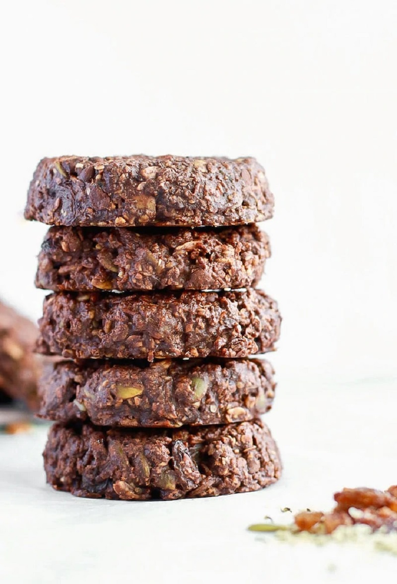 Healthy Chocolate Protein Cookies [gluten-free] Ultimate Vegan Camping Recipes for the Best Trip Ever