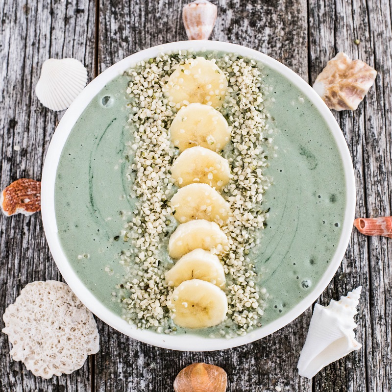 Mermaid Spirulina Bowl Best Plant-Based Breakfast Bowls