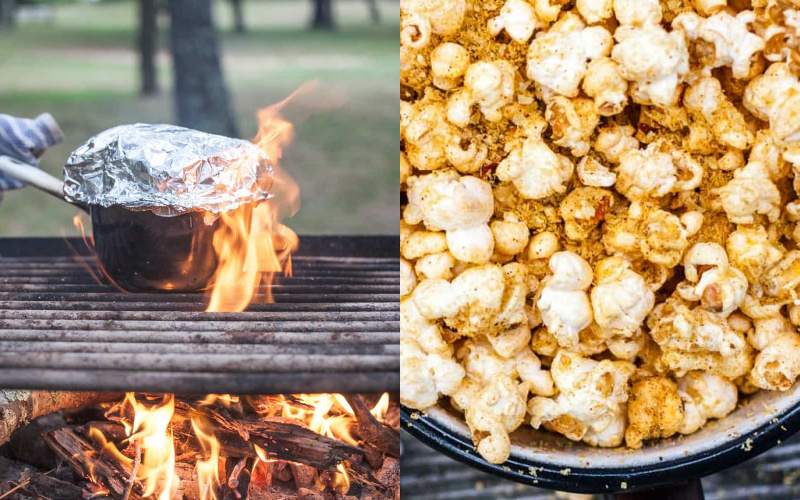 Smoky Spiced Paprika Popcorn Best Vegan Camping Recipes