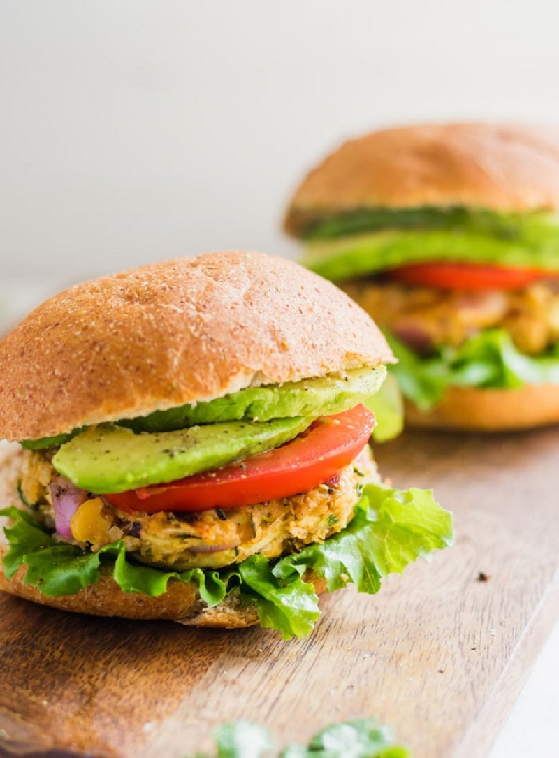 Spicy Chickpea Burger 40 Best Veggie Burger Recipes Even Meat Eaters Will Love