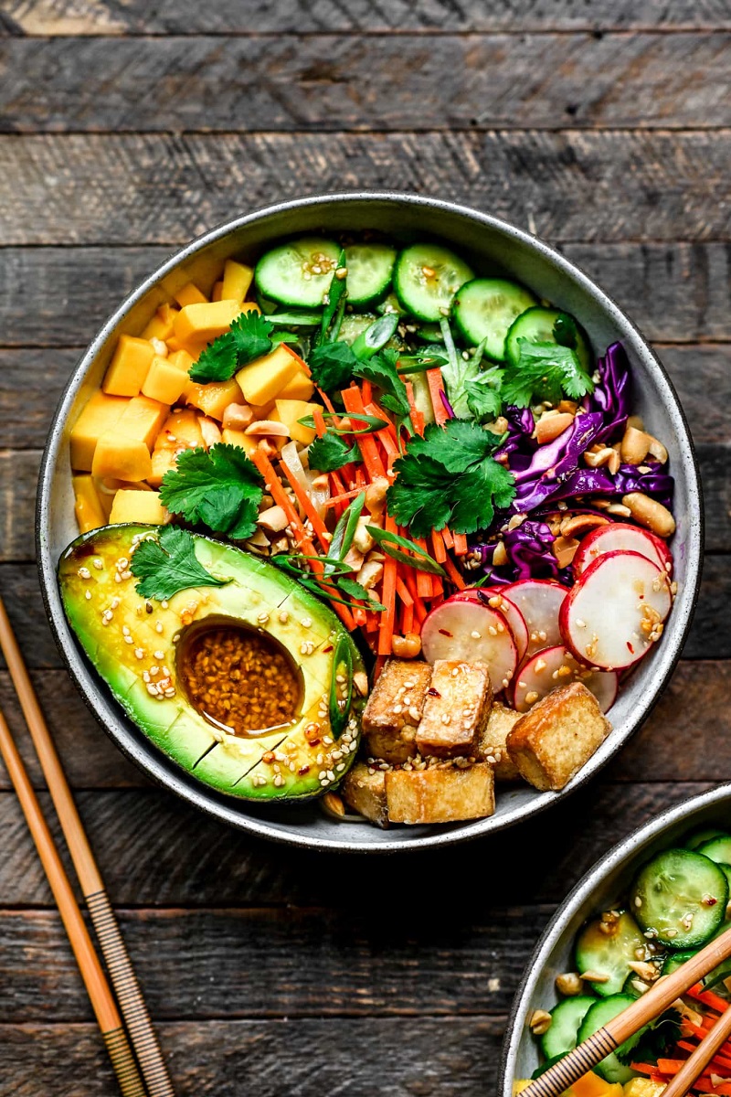 Spring Roll Bowl Best Vegan Bowls for Quick, Easy, and Filling Meals