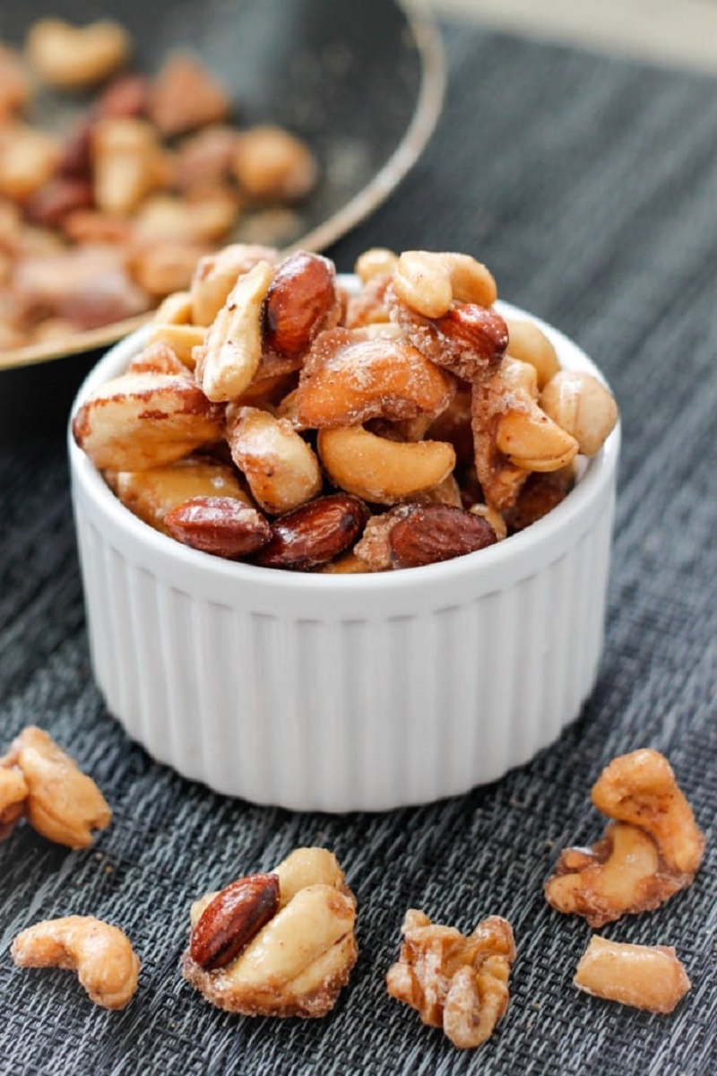 Sugar-Free Candied Nuts [gluten-free] Best Vegan Camping Recipes