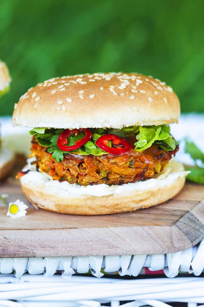 The Big Bhaji Burger 40 Best Veggie Burger Recipes Even Meat Eaters Will Love