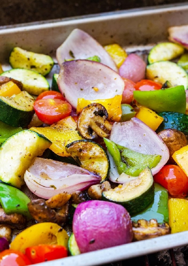 Mediterranean Grilled Vegetables Best Vegan Camping Recipes