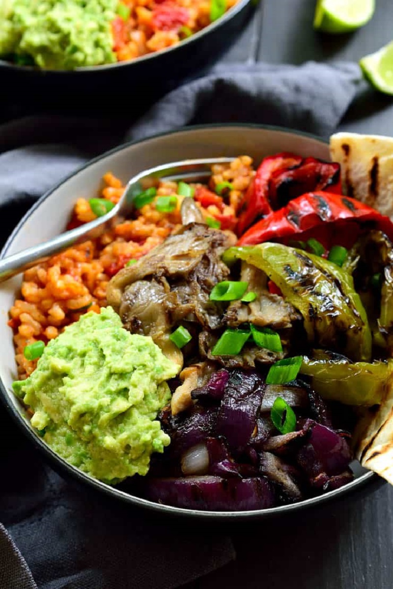 Mexican Rice Fajita Bowl Best Vegan Bowls for Quick, Easy, and Filling Meals