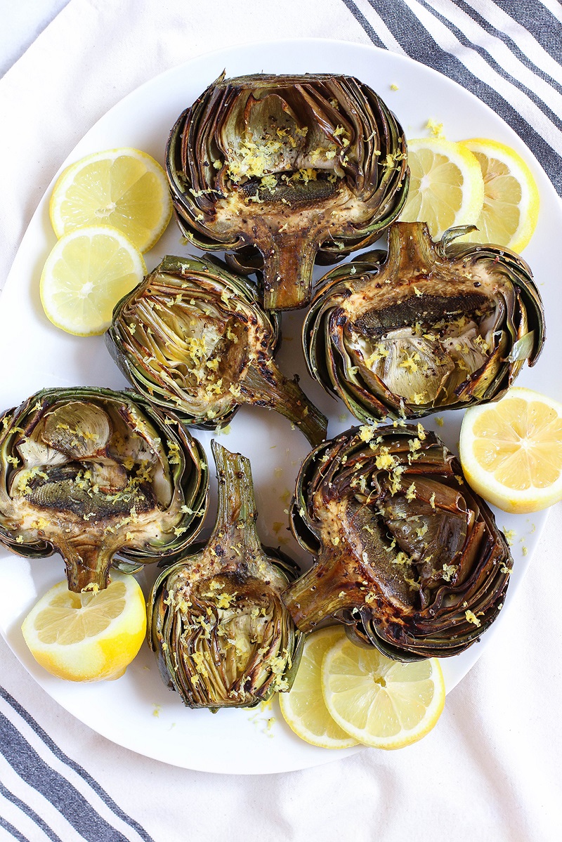 15-Minute Lemony Grilled Artichokes [gluten-free] Easy 15-Minute Vegan Recipes for When You Have No Time