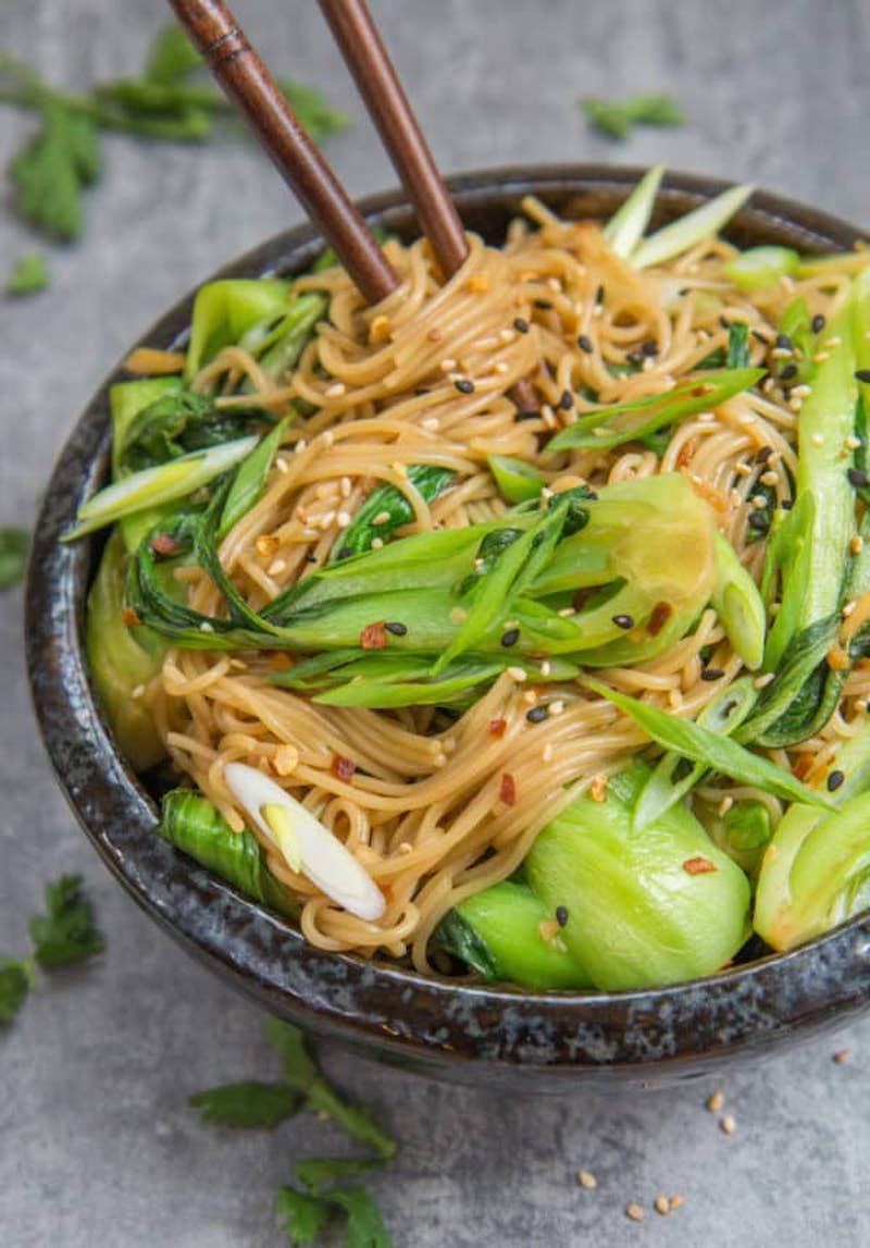 Sesame Ginger Noodles 30 Easy 15-Minute Vegan Meals for When You Have No Time