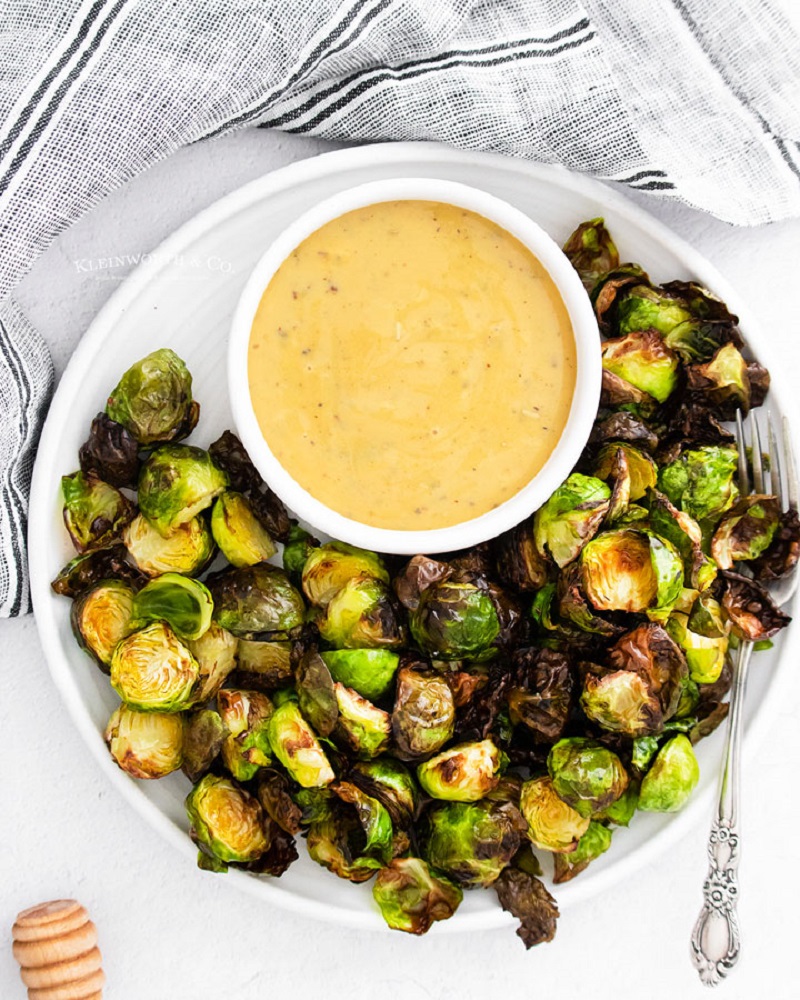 Air Fryer Brussels Sprouts [gluten-free] Best 15-Minute Vegan Recipes