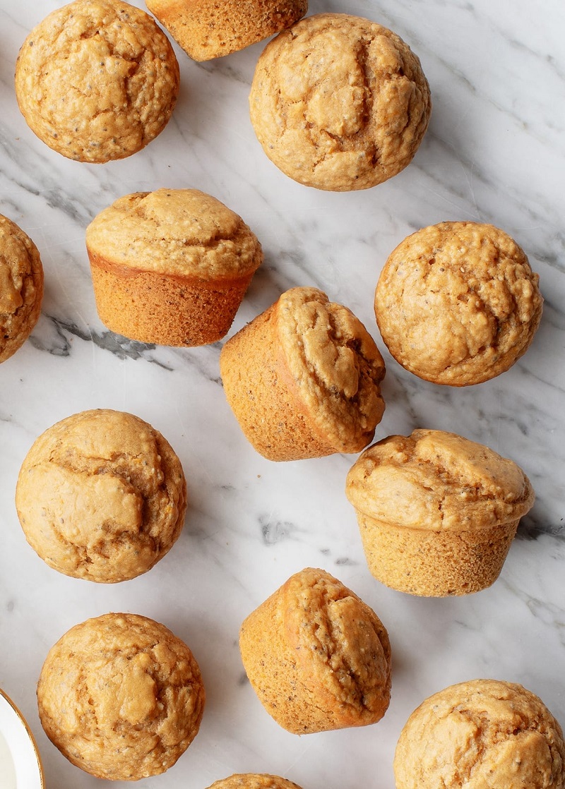 Surprisingly Healthy Vegan Breakfast Muffins