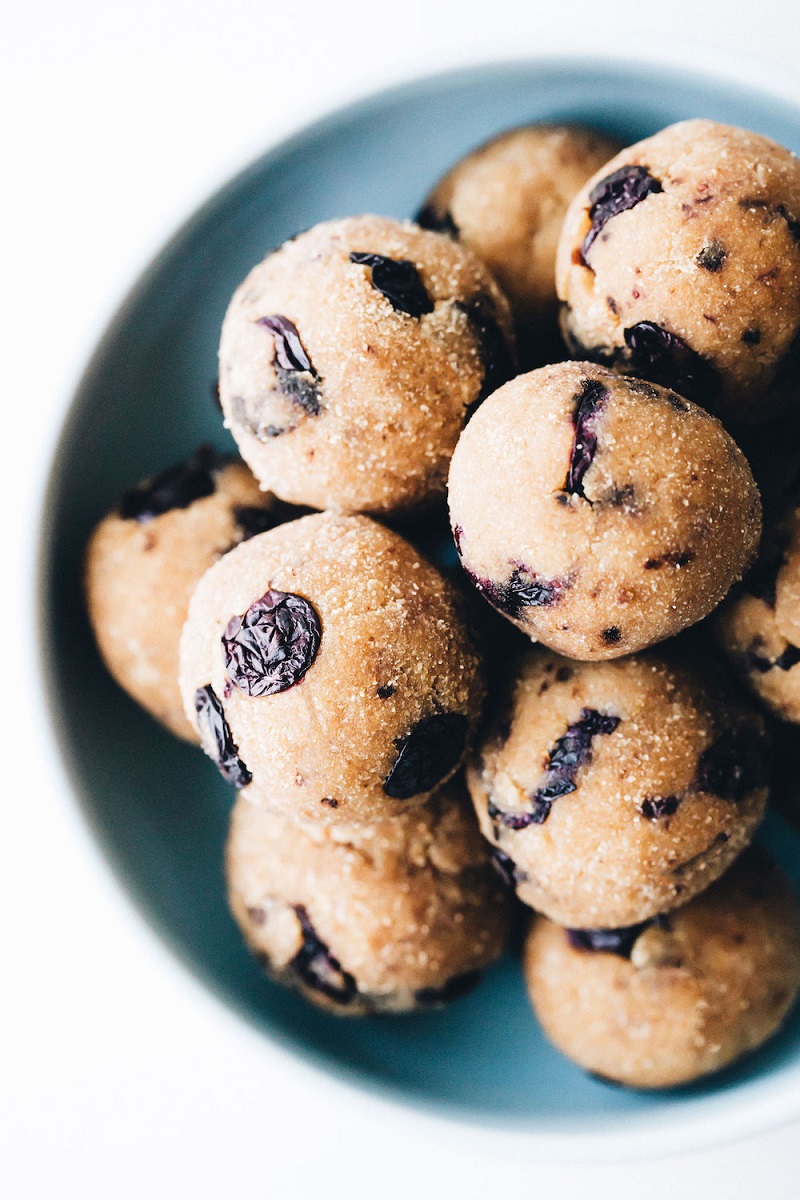 No-Bake Blueberry Muffin Bites Best Healthy Vegan Muffins
