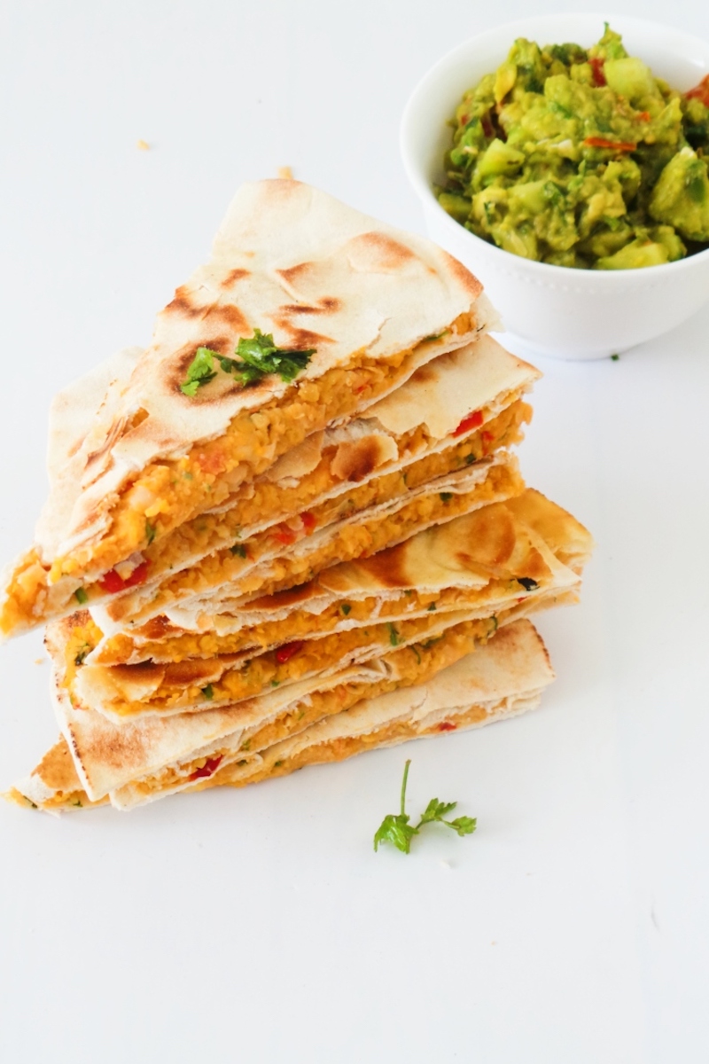 Chickpea Quesadillas Easy 15-Minute Vegan Meals for When You Have No Time