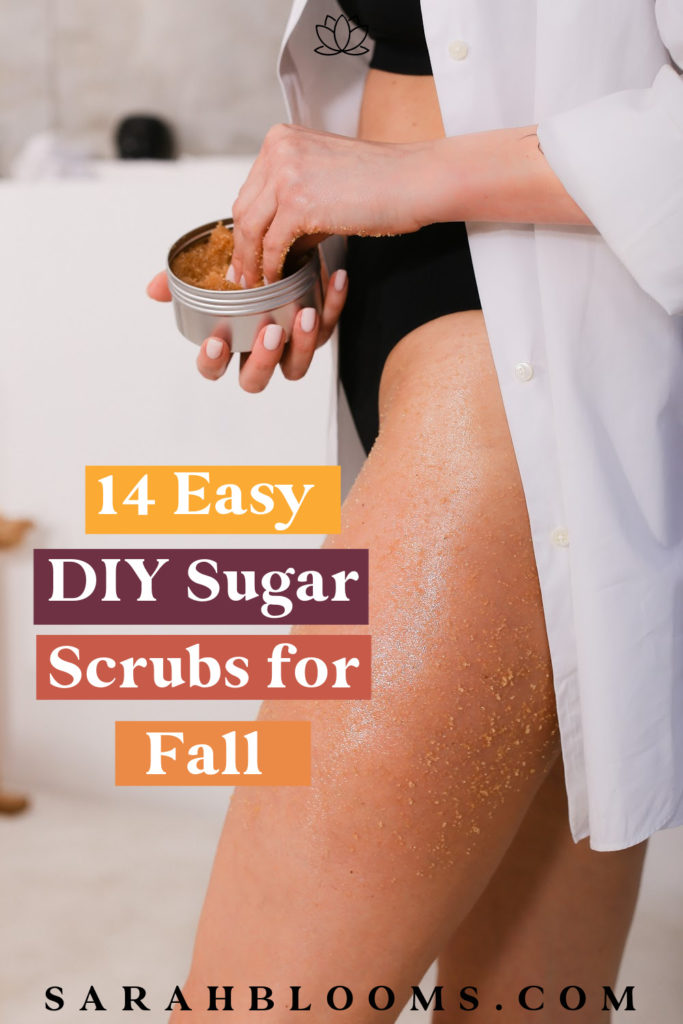 Get your skin glowing for fall with these 14 Fall Inspired Sugar Scrubs that really work!