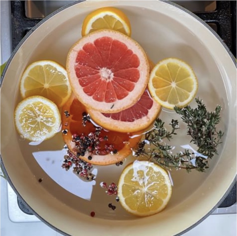 Grapefruit Spring Simmer Pot Best Simmer Pot Recipes for Spring and Summer