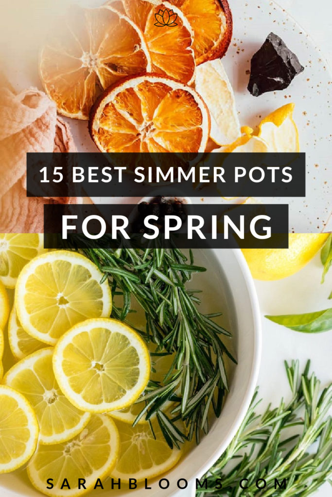 These DIY Natural Spring Simmer Pots will make your home smell springtime fresh with natural ingredients you probably already have in and around your home!