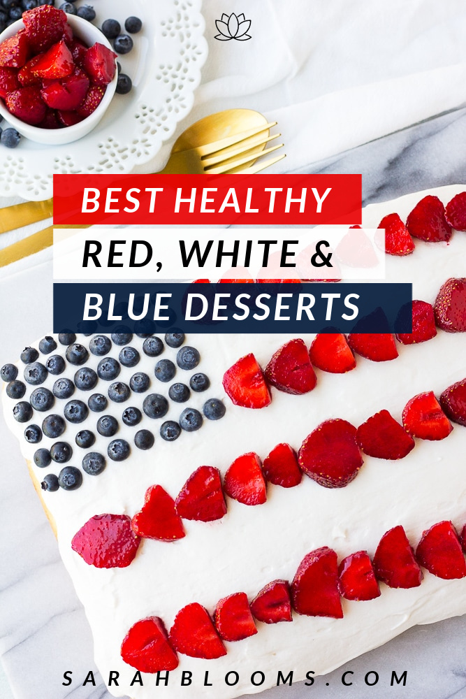 Celebrate without wrecking your diet with these Healthy Red, White, and Blue Desserts perfect for patriotic holidays and get-togethers all summer long!