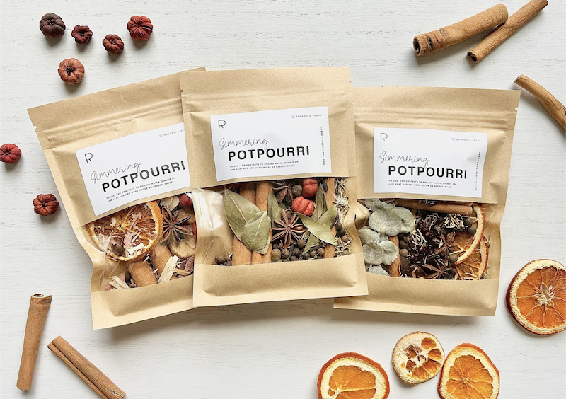 Freshen your whole home with the Autumn Simmer Pot Trio available now on Etsy.