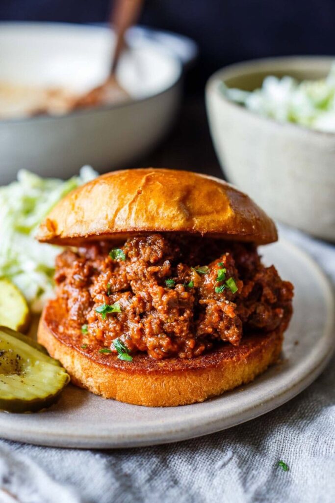 Sloppy Joes with Homemade BBQ Sauce | Best Healthy Comfort Food Recipes